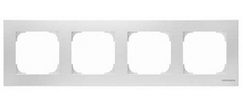 ABB  SKY Альпийский Белый Рамка 4-местная  /2CLA857400A1101/