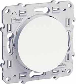 Schneider Electric ODACE Белый Заглушка S52R666