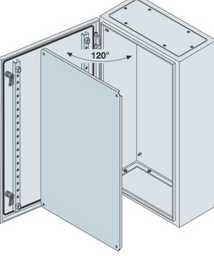 Щит  700х500х200  IP65   SR2 с монтажной платой TUR  ABB SRN7520K