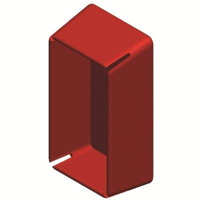Заглушка торцевая для одиночного профиля DBL/DBM/41х21мм DKC BPO4121