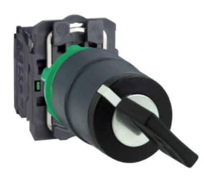 Переключатель 22мм 2 позиции с ключом  Schneider Electric XB5AG61