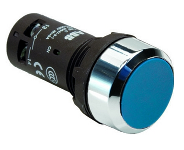 Кнопка CP2-30L-20 синяя c фиксацией 2HO ABB /1SFA619101R3024/