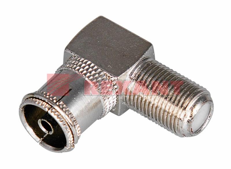Переход гнездо F - гнездо TV угловой REXANT 05-4312 05-4312