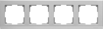 Werkel  Stark Серебро Рамка 4-местная WL04-Frame-04 a031805