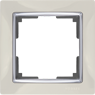 Werkel  Snabb Слоновая Кость-Хром Рамка 1-местная WL03-Frame-01-ivory a028900