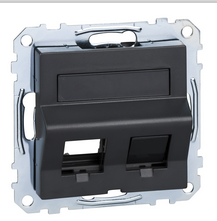 Schneider Electric Merten  Антрацит Наклонная плата для Keystone RJ45 MTN4568-0414
