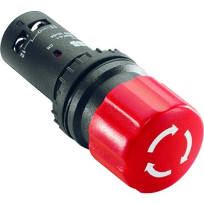 ABB Кнопка CE3T-10R-02 с фикс 2НЗ /1SFA619500R1051/