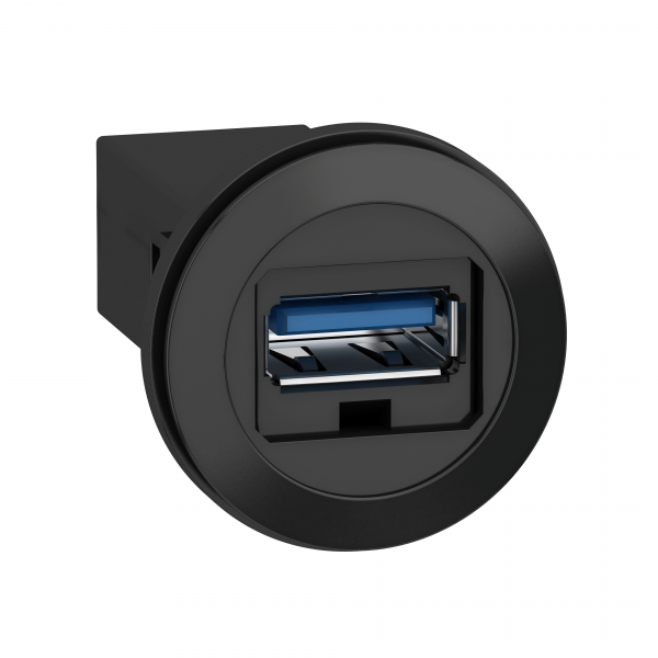 Schneider Electric XB5PUSB3 USB-РАЗЪЕМ В ПАНЕЛЬ, ДЛЯ ОТВ. 22ММ