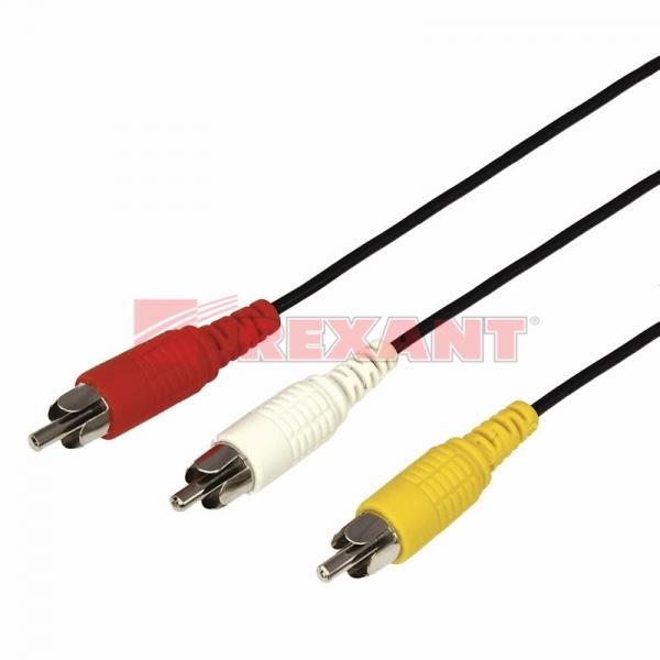 Шнур 3х3 RCA 1.5М Proconnect 17-0202-6