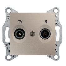 Schneider Electric Sedna Титан Розетка механизм TV/R оконечная 1dB IP20 скрытая установка SDN3301668