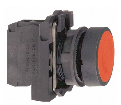 Кнопка Schneider TE-IMCI  XB5AA42  22мм красн. с возвратом
