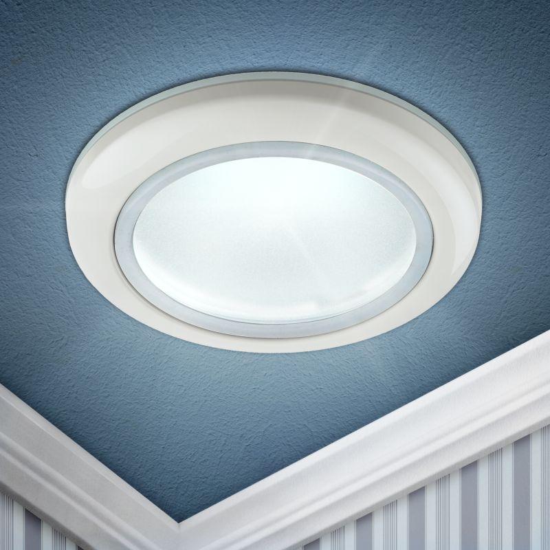 Светильник WR1 WH 50Вт GU5.3 MR16 12В/220В d70мм точечный влагозащ. бел. ЭРА Б0005214