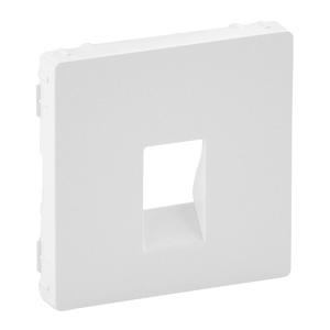 Legrand  Valena  LIFE  Белая Лицевая Панель для аудиорозетки 1-местная скрытая установка IP20 / 755360