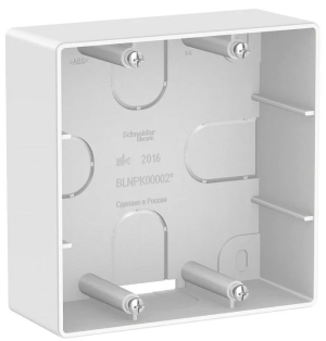 Schneider Electric  Blanca Белый  Коробка подъемная для силовых розеток скрытая установка  BLNPK000021