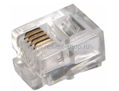 Джек телефонный 6P4C PROCONNECT