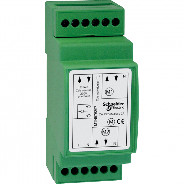 Schneider Electric  MERTEN  D-Life  Реле для рольставней 230В, установка на DIN-рейку