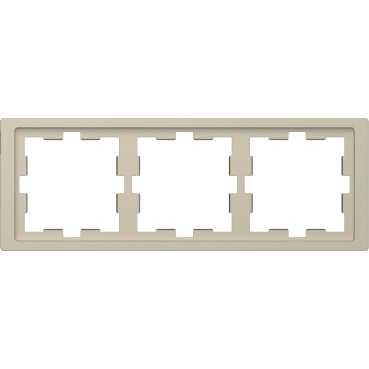 Schneider Electric  MERTEN  D-Life  Сахара  Рамка 3-местная MTN4030-6533