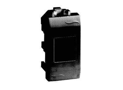 DKC  BRAVA  Розетка  Черный  компьютерная RJ45 кат. 5e экран. (8P8C, Hyperline, Dual IDC: 110&Krone) 1 модуль  77457N (кратно 10)