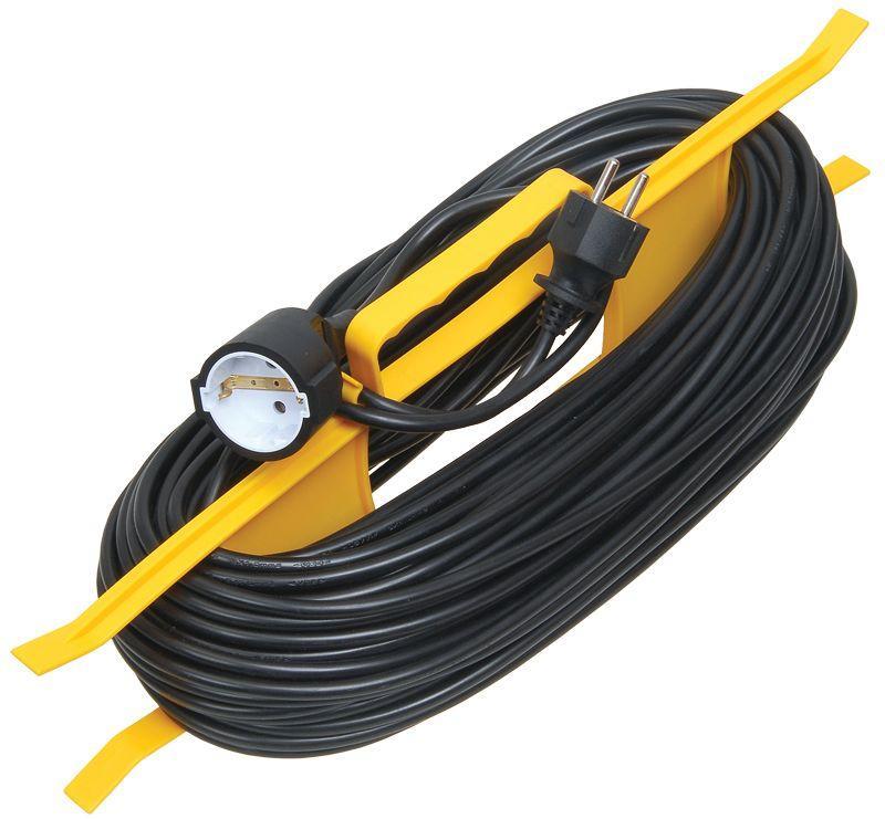 Удлинитель-шнур на рамке 1х10м без заземл. 6А IP44 УР10 ПВС 2х0.75 IEK WKF20-06-01-10