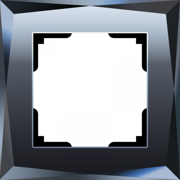 Werkel  Diamant Черный Рамка 1-местная WL08-Frame-01 a029843
