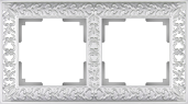 Werkel  Antik Жемчужный Рамка 2-местная WL07-Frame-02 a031783
