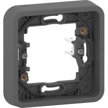 Schneider Electric Mureva Styl  Антрацит Рамка 1-местная с распорными лапками IP55 MUR34108