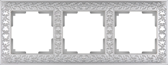 Werkel  Antik Жемчужный Рамка 3-местная WL07-Frame-03 a031784