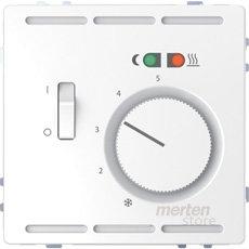 Schneider Electric  MERTEN  D-Life  Белый Лотос  Терморегулятор теплого пола с центральной платой выкл. +4м 230В MTN5764-6035