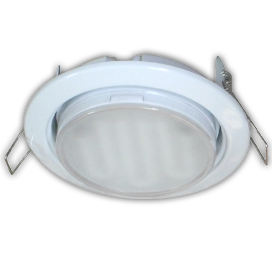 Светильник точечный Ecola  GX53 H4 220V встраиваемый потолочный  38x106 белый - 2pack /FW53P2ECB