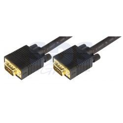 Шнур REXANT VGA plug - VGA plug 3М gold с ферритами   17-5505 17-5505