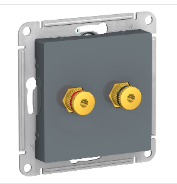 Schneider Electric AtlasDesign Грифель  Розетка аудио 2-местная ATN000787