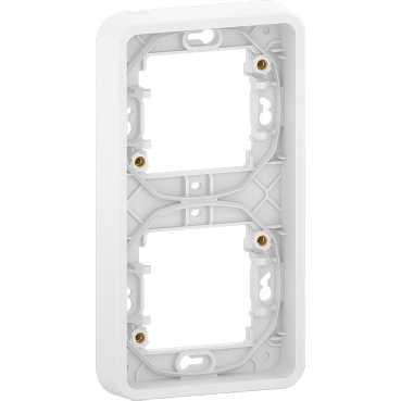 Schneider Electric Mureva Styl  Белый Рамка 2-местная вертикальная IP55 MUR39151