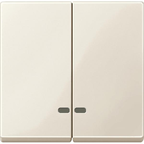Schneider Electric Merten  Бежевый  2 Клавиши с д/свет. индик. MTN3420-0344