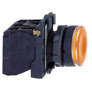 Schneider TE-IMCI XB5AW35B5 КНОПКА 22ММ 24В ЖЕЛТАЯ С ПОДСВЕТКОЙ С ВОЗВРАТОМ