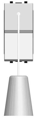 ABB  Zenit  Альпийский Белый Кнопка механизм со шнурком, 1-модуль /N2148 BL//2CLA214800N1101/