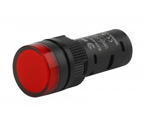 ЭРА Лампа AD16DS(LED)матрица d16мм красный 24В AC/DC (20/1000/28000)