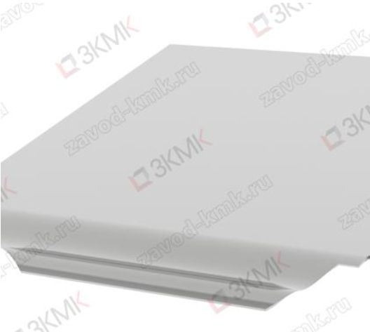 KUVN 90 200x50 S=0.7 Крышка вертикальная наружняя ЗКМК