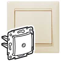 Legrand Valena  Слоновая Кость Розетка механизм TV проходная 14dB /774331 (кратно 10)