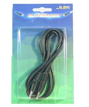 Аудио шнур BLACKMOR BL3650 BL1 #Джек3.5 штырь <-> Джек3.5 штырь 1.5м.