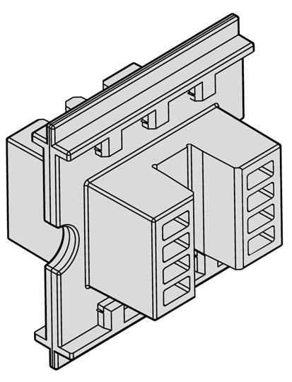 Держатель шины медной L=50мм (24шт) ABB 1STQ007426A0000