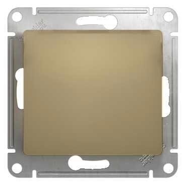 Schneider Electric Glossa Титан Кнопка нажимная, схема 1, механизм IP20 скрытая установка GSL000415