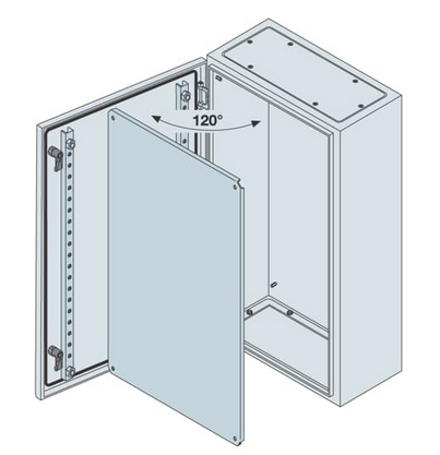 Щит  400х300х200  IP65  SR2 с монтажной платой TUR  ABB SRN4320K