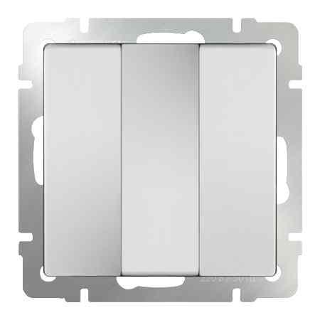Werkel  Белый Выключатель Механизм 3-клавишный WL01-SW-3G