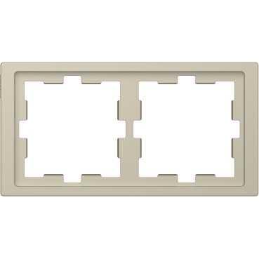 Schneider Electric  MERTEN  D-Life  Сахара  Рамка 2-местная MTN4020-6533