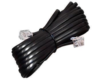 Телефонный удлинитель 2м бел/черн BLACKMOR TE2/Dori 2200 евро(6Р2С)#Ep+EP-02