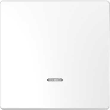 Schneider Electric  MERTEN  D-Life  Белый Лотос  Клавиша 1-местная с линзой для LED модуля MTN3320-6035