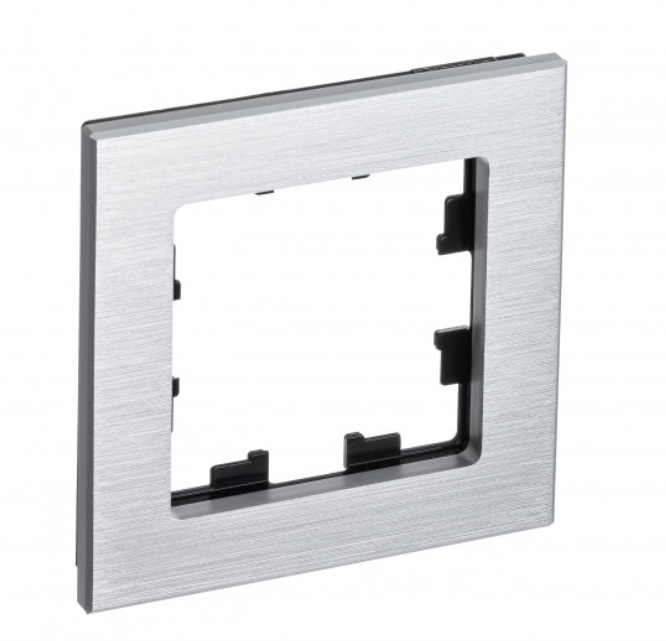Schneider Electric AtlasDesign NATURE  Металл Серебро  Рамка 1-местная ATN312101
