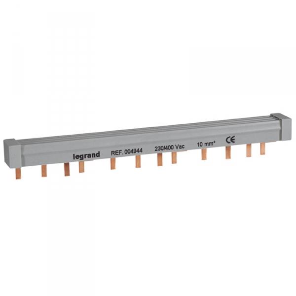 Legrand 404944 ГРЕБЕНКА РАСПРЕДЕЛ. 4П 12МОД.10MM2 ЗУБ