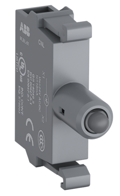 Патрон MLBL-04L со встроенным светодиодом синий 110-130В AC  ABB /1SFA611621R1044/
