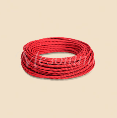 МезонинЪ  Красный  Провод витой ПВХ 3х2,5 (бухта 50м) GE70152-06